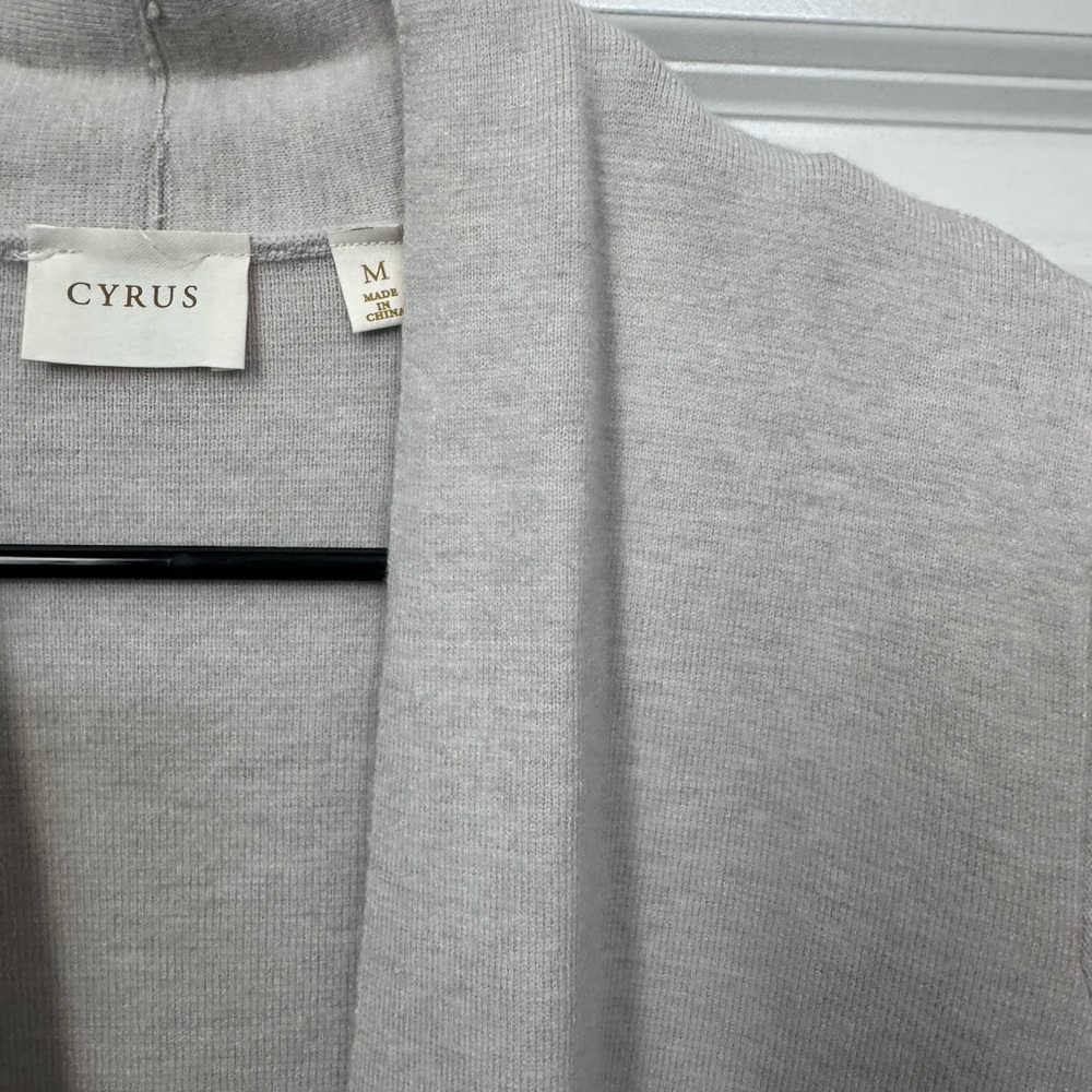 Cyrus Cream Open-Front Cardigan - Picture 2 of 2